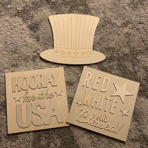 3 DIY Wood Decor bundle - Picture 1 of 6